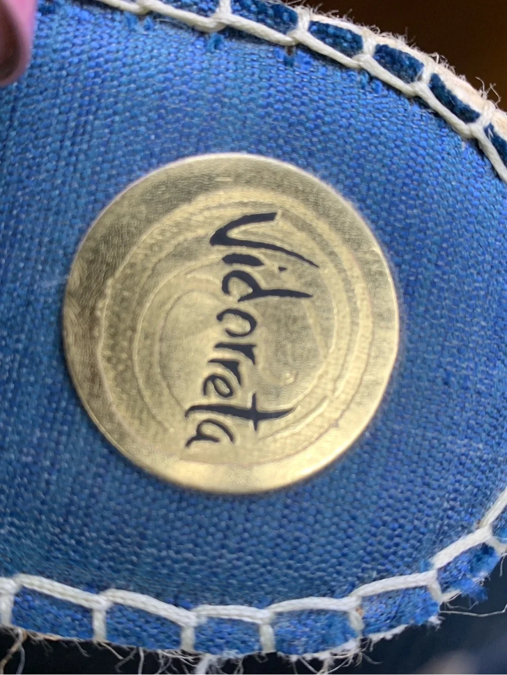 Vidorreta Blue Pom-Pom Espadrille heels(Spain)